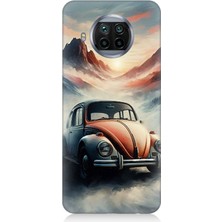 Xiaomi Mi 10T Lite Uyumlu Dağlar Arasında Vosvos  Desenli Silikon Kılıf