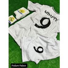 2024/25 Kylian Mbappe Real Madrid Yeni Sezon Iç Saha Çocuk Forması 4'lü SET(BEYAZ)ZYN26