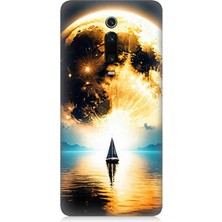 Xiaomi Mi 9t Uyumlu Güneşin Ardında Umut  Desenli Silikon Kılıf