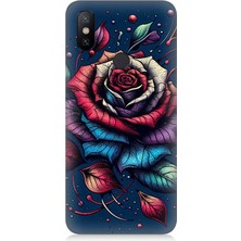 Xiaomi Redmi Note 5 Pro Uyumlu Siyah Gülün Asaleti  Desenli Silikon Kılıf