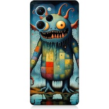 Xiaomi Poco X5 Pro Uyumlu Tuhaf Canavar Gülümsemesi  Desenli Silikon Kılıf