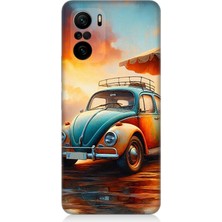 Xiaomi Poco F3 Uyumlu Retro Vosvosun Renkleri  Desenli Silikon Kılıf