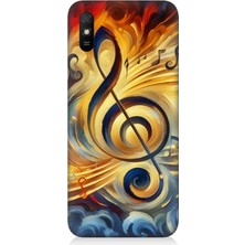 Xiaomi Redmi 9A Uyumlu Müzikte Alevin Gücü  Desenli Silikon Kılıf