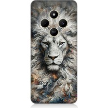 Xiaomi Redmi 14C Uyumlu Aslan Asaletin Sessiz Gücü  Desenli Silikon Kılıf