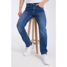 Erkek Pantolon Mavi Regular Fit Jeans