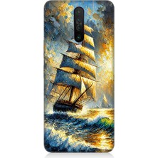 Xiaomi Redmi K30 Uyumlu Alevde Yelkenli Gücü  Desenli Silikon Kılıf