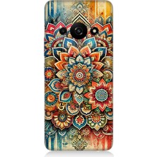 Xiaomi Redmi A3 Uyumlu Mistik Mandala Deseni Ruhu  Desenli Silikon Kılıf