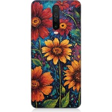 Xiaomi Redmi K30 Uyumlu Canlı Bahar Çiçekleri Patlaması  Desenli Silikon Kılıf
