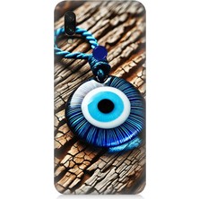 Xiaomi Redmi Note 7 Pro Uyumlu Nazarlıkta Ahşap Koruma Gücü  Desenli Silikon Kılıf