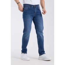 OneZero Erkek Pantolon Mavi Regular Fit Jeans