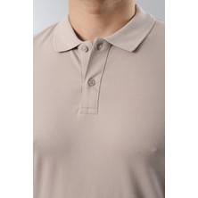 Erkek Slim Fit Dar Kesim Pamuklu Yumuşak Doku Nefes Alan Kumaş Erkek Polo Yaka T Shirt