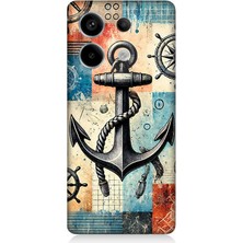 Xiaomi Redmi Note 13 Pro 5g Uyumlu Çapanın Gücü Kompozisyonu  Desenli Silikon Kılıf