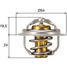 Mahle-Knecht-Behr TX21282D Termostat Thermostat Insert
