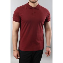 Erkek Slim Fit Dar Kesim Pamuklu Yumuşak Doku Nefes Alan Kumaş Erkek Polo Yaka T Shirt
