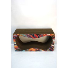 Kedi Tırmalama Kanepesi Karton Kedi Tırmalama Yatay Tırmalama- Xlarge (68X24X33 Cm)- Çok Renkli