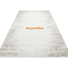 Zurıch Zrh 07 Cream Beıge Akrilik ve Polyester Ile Üretilen Şık Salon Halısı