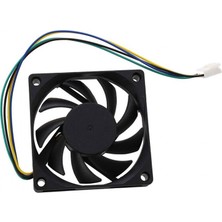 Dc 12V 8cm 4 Pinli Kasa Fanı 12V 4 Pin Fan 8X8X1.5CM