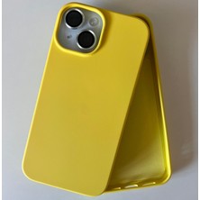 Pirok Store iPhone 15 Uyumlu Lansman İçi Kadife Esnek Soft Silikon Kılıf