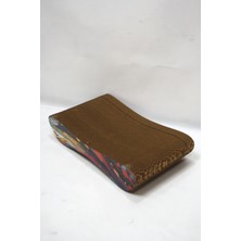Kedi Tırmalama Kanepesi Karton Kedi Tırmalama Yatay Tırmalama- Small (43X24X8,5 Cm)- Çok Renkli