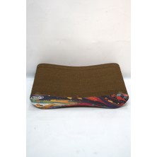 Kedi Tırmalama Kanepesi Karton Kedi Tırmalama Yatay Tırmalama- Small (43X24X8,5 Cm)- Çok Renkli