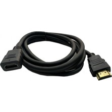 Hdmı Uzatma Kablosu  HDMI Dişi Erkek Çevirici Uzatma Kablosu 3m