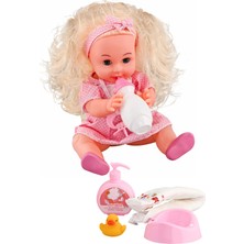 Altını Islatan Et Bebek – Ses Kayıt Özellikli 32 cm Aksesuarlı Oyuncak Bebek (%100 Yerli)