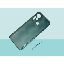 Tkgz - Infinix Hot 11S Full Kasa Arka Kapak Batarya Kapağı - Yeşil
