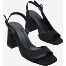 Kadın Tokalı Casual Topuklu Ayakkabı