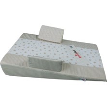 KaliteMall Yıldızlı Rüyalar Bebek Yatağı  - Ekru Yıldızlı