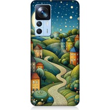 Xiaomi Mi 12T Pro Uyumlu Yıldızlı Tepede Masal  Desenli Silikon Kılıf