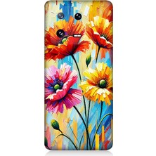 Xiaomi Mi 13 Pro 5g Uyumlu Bahar Esintisinde Renkli Papatyalar  Desenli Silikon Kılıf