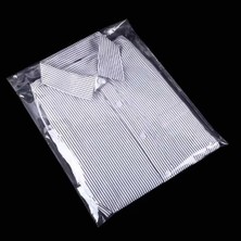 HG Tedarik 50 Adet 30X45 cm Bantlı Şeffaf Opp Jelatin Poşet, Şeffaf Poşet (30X40+5)
