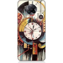 Xiaomi Poco F2 Pro Uyumlu Saatlerde Renkli Zamanlar  Desenli Silikon Kılıf