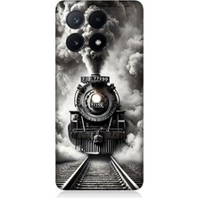 Xiaomi Poco X6 Pro Uyumlu Buharlı Trenin Güç Yolu  Desenli Silikon Kılıf