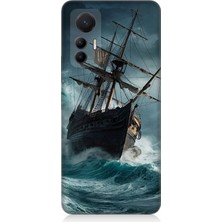 Xiaomi Mi 12 Lite 5g Uyumlu Fırtınada Eski Gemi  Desenli Silikon Kılıf