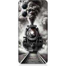 Xiaomi Poco X5 5g Uyumlu Buharlı Trenin Güç Yolu  Desenli Silikon Kılıf