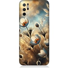Xiaomi Poco M3 Pro Uyumlu Pamuk Dalları Bahar Ruhu  Desenli Silikon Kılıf