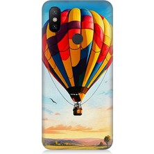 Xiaomi Redmi Note 5 Pro Uyumlu Gökyüzünde Renkli Balon  Desenli Silikon Kılıf