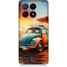 Xiaomi Poco X6 Pro Uyumlu Retro Vosvosun Renkleri  Desenli Silikon Kılıf