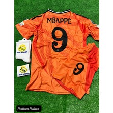 Cheecky Chic R.e.a.l M.a.d.r.i.d 2024/25 Kylian Mbappe Yeni Sezon Iç Saha Çocuk Forması 4'lü SET(TURUNCU)ZYN26