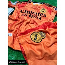 2024/25 Kylian Mbappe Real Madrid Yeni Sezon Iç Saha Çocuk Forması 4'lü SET(TURUNCU)ZYN26