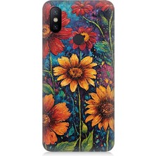 Xiaomi Redmi Note 6 Pro Uyumlu Canlı Bahar Çiçekleri Patlaması  Desenli Silikon Kılıf