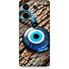 Xiaomi Redmi Note 13 Pro 5g Uyumlu Nazarlıkta Ahşap Koruma Gücü  Desenli Silikon Kılıf