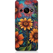 Xiaomi Redmi A3 Uyumlu Canlı Bahar Çiçekleri Patlaması  Desenli Silikon Kılıf