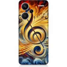 Xiaomi Redmi Note 13 Pro Plus Uyumlu Müzikte Alevin Gücü  Desenli Silikon Kılıf