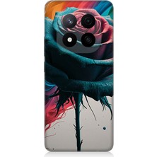 Xiaomi Redmi Note 14 Pro Plus Uyumlu Siyah Gül Rüyası  Desenli Silikon Kılıf