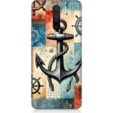 Xiaomi Redmi K30 Uyumlu Çapanın Gücü Kompozisyonu  Desenli Silikon Kılıf