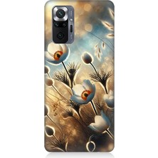 Xiaomi Redmi Note 10 Pro Uyumlu Pamuk Dalları Bahar Ruhu  Desenli Silikon Kılıf