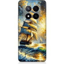 Xiaomi Redmi Note 14 Pro Plus Uyumlu Alevde Yelkenli Gücü  Desenli Silikon Kılıf