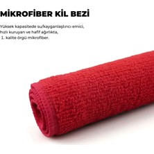 Mg Ps Kil Bezi 30X30 cm (Kırmızı) - Clay Towel Cloth Yüzey Temizleme Kili